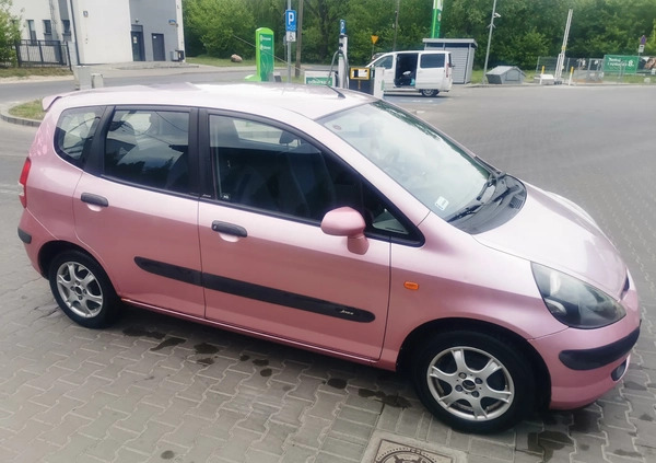 Honda Jazz cena 4999 przebieg: 178991, rok produkcji 2003 z Warszawa małe 191